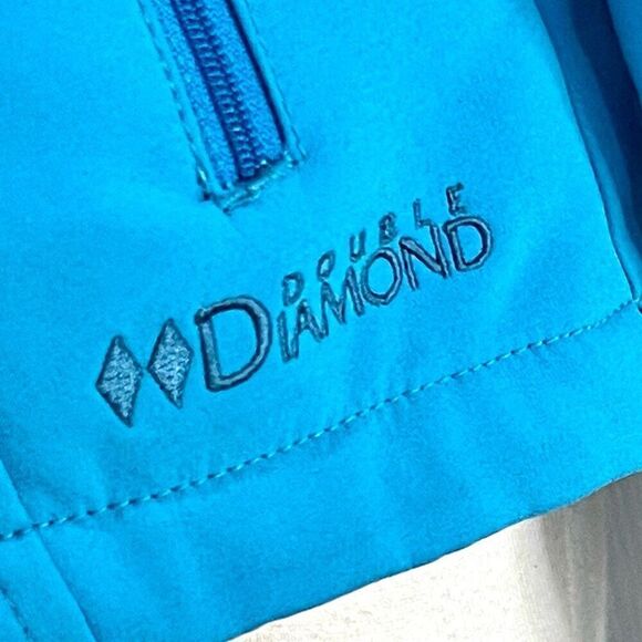 Double Diamond Softshell Fleece Jacket. Sky Blue. Size small. - Picture 4 of 11
